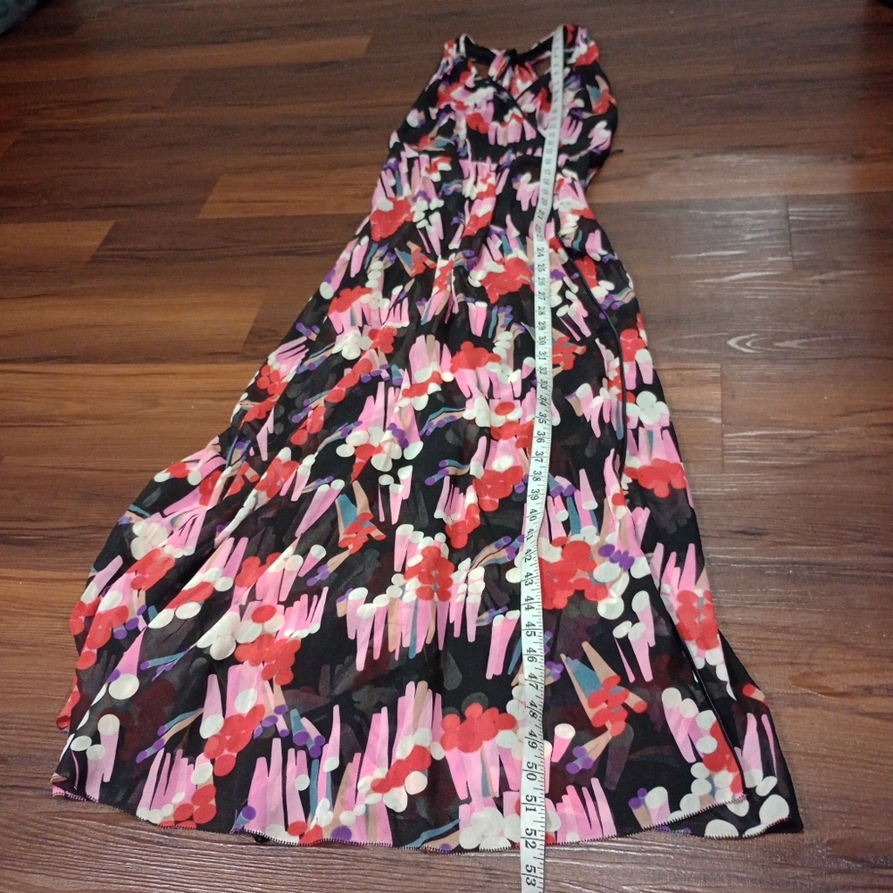 Marc Jacobs Geo Spot Silk Georgette Midi Dress MISSING BELT AND MISSING SLIP - Picture 9 of 10